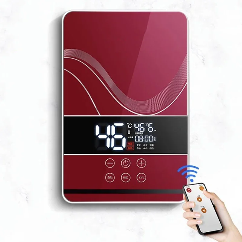 

SL-X1-60 Instant Electric Water Heater Household Quick Heat Touch Water Heater Small Bathroom Barber Shop 6000W