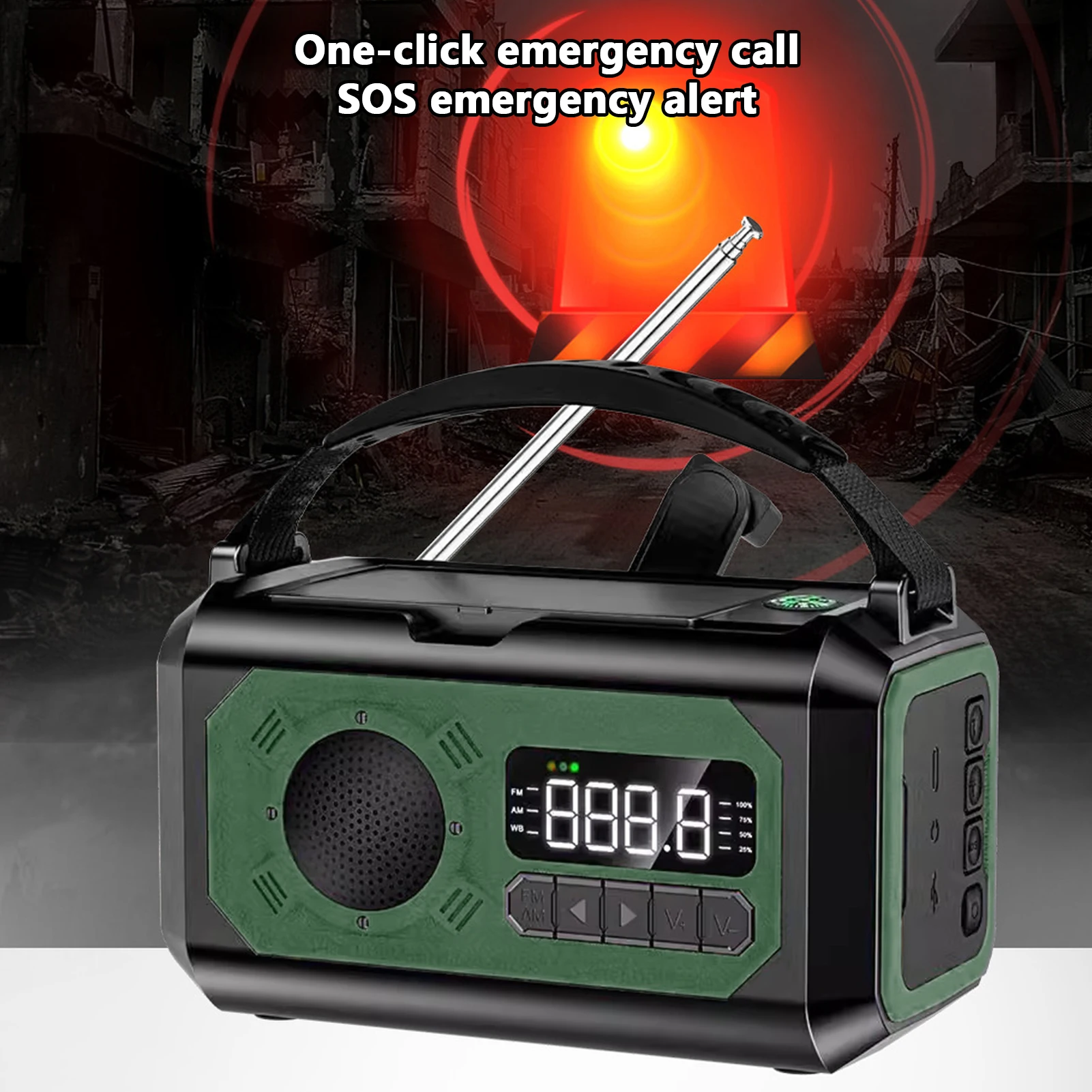 radio-portatile-con-manovella-per-emergenze-am-fm-wb-radio-meteo-con-allarme-sos-alimentazione-a-manovella-e-solare-batteria-da-12000mah-usb-torcia-led