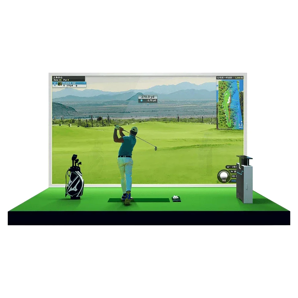 High Quality Tennis Simulator New Indoor AR Golf Simulator Popular Business and Golf Club Training Center