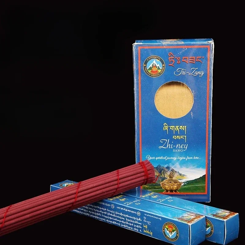 22cm Bhutanese Tibetan Incense Stick Household Indoor Purify Natural Plant Joss Stick Zen Meditation/Odor Removal Aromatherapy