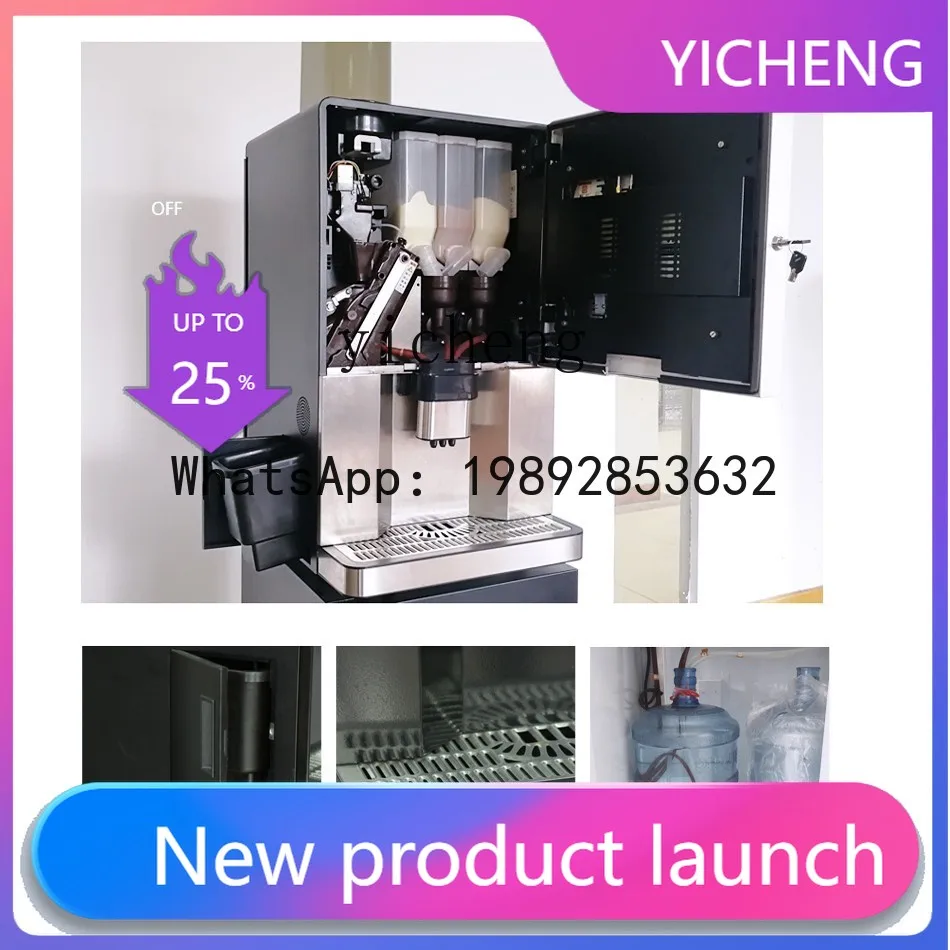 

H6 automatic Italian freshly ground coffee machine commercial multi-functional catering milk tea shop equipment