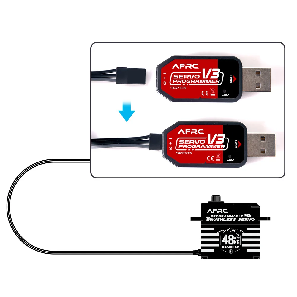 AFRC SP2103 V3 Upgrading USB Program Card for AFRC Programmable Servo Plug and Play Accessory