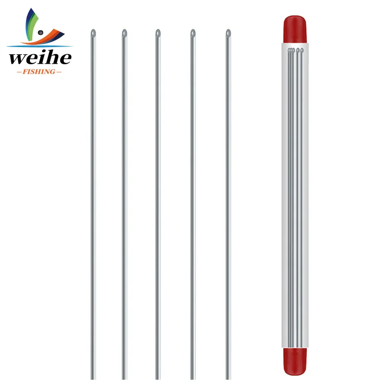WEIHE 5pcs Earthworm Air Needle Bait Threader 20cm Lure Fishing Tackle Accessories