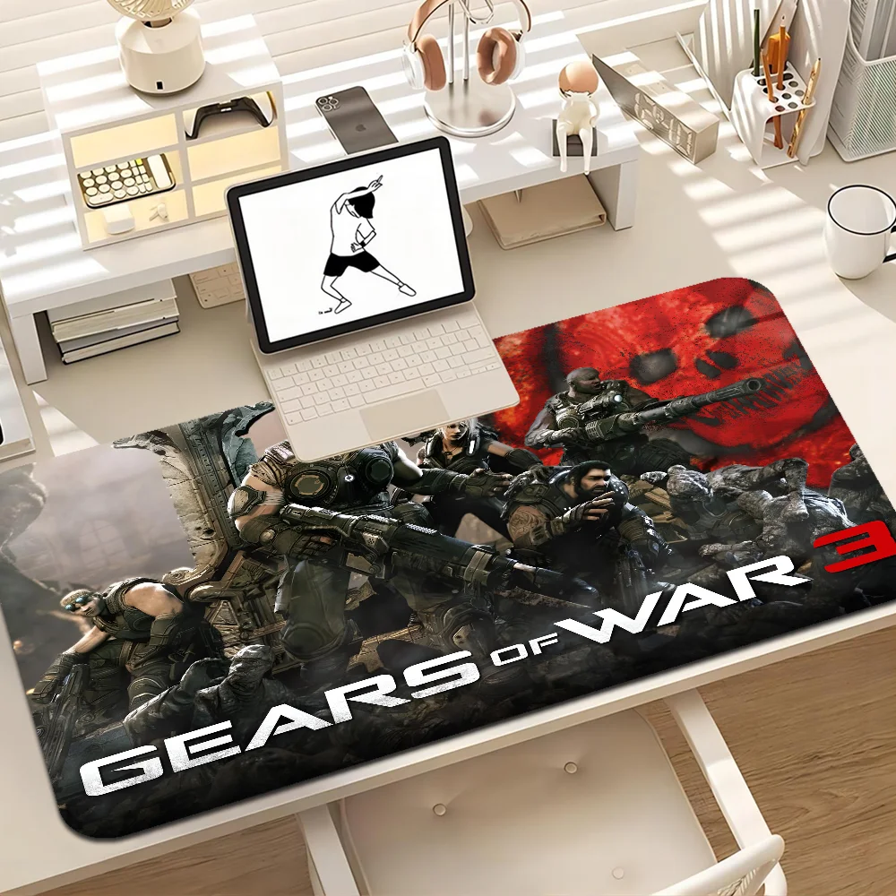 G-Gears Of War Mousepad Boy Pad Natural Rubber Gaming Mousepad Desk Mat Size For Gameing World Of Tanks CS GO Zelda