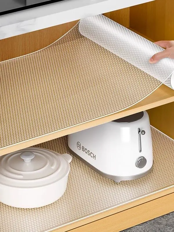 

Waterproof Moisture Proof Kitchen Cabinet Drawer Pad Paper No Glue Sticker Picnic Cabinet Wardrobe Mold Proof under Shelf Pad
