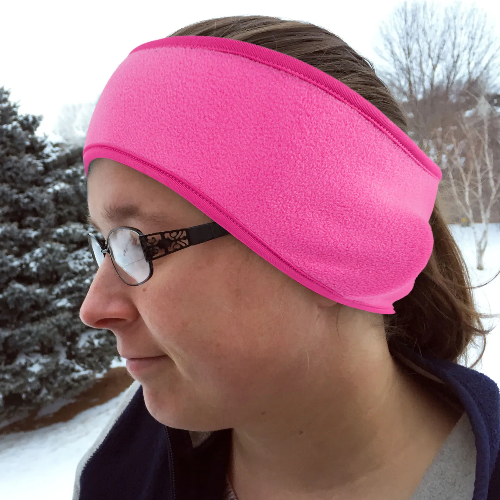 

2Pcs Cold-Proof Ear Warmer Headband Warm Winter Head Wrap Stretch Outdoor Sports Cycling Sweat Absorbing Windproof Head Covers