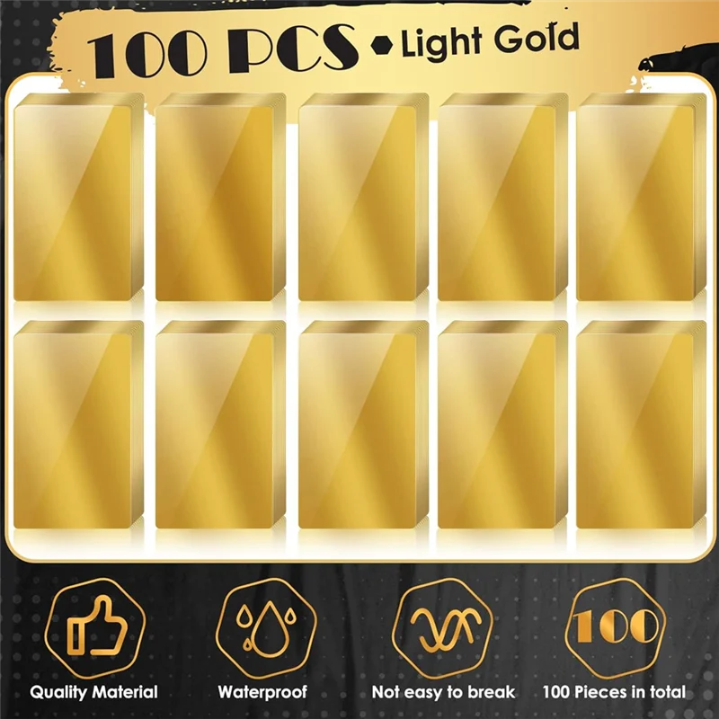 AB51 100 szt. Metalowe blachy do grawerowania, kolorowe aluminiowe arkusze do grawerowania laserowego, wizytówki, uniwersalne grawerowanie, prezent DIY