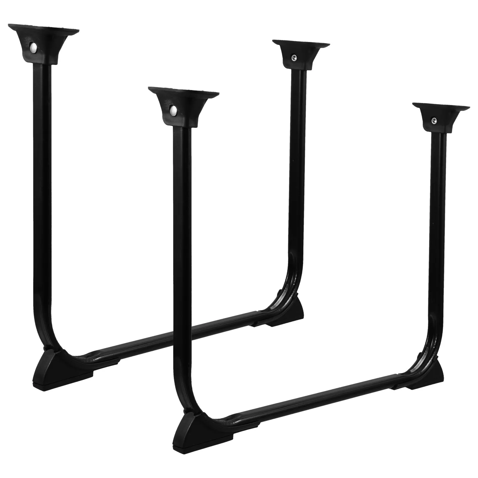 2Pcs Heavy Duty Folding Legs U Shape Foldable Table Brackets for Coffee Desk Small Table Furniture Folding Brackets Heavy Duty