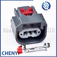 Conector impermeable automotriz de 3 pines, enchufe de señal de giro delantera de coche 7287-0955-30 para JEEP Patriot Compass Wrangler Grand Cherokee