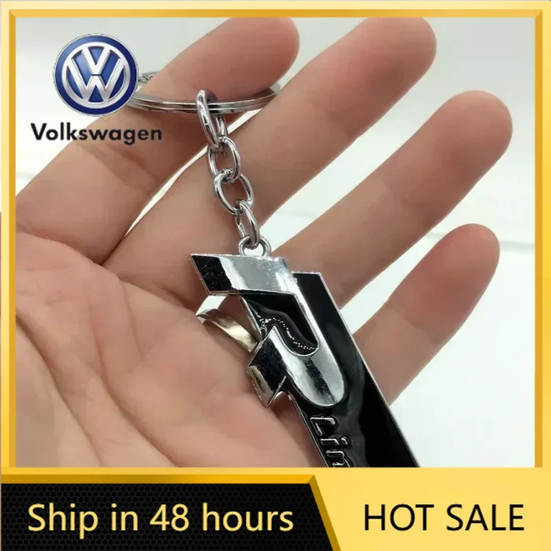 

VW 2026 Hot Metal Car Keychain Pendant Key Rings Holder for Volkswagen VW R Rline GTI GOLF Polo Jetta Touareg Tiguan Beetle MK7