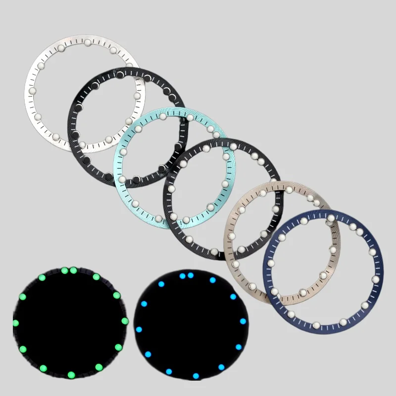 

28.5 mm Diameter Iuminous Perforated Dial Suitable For Components And Accessories Of SKX007 SKX009 And SRPD53 Bracelet Watches