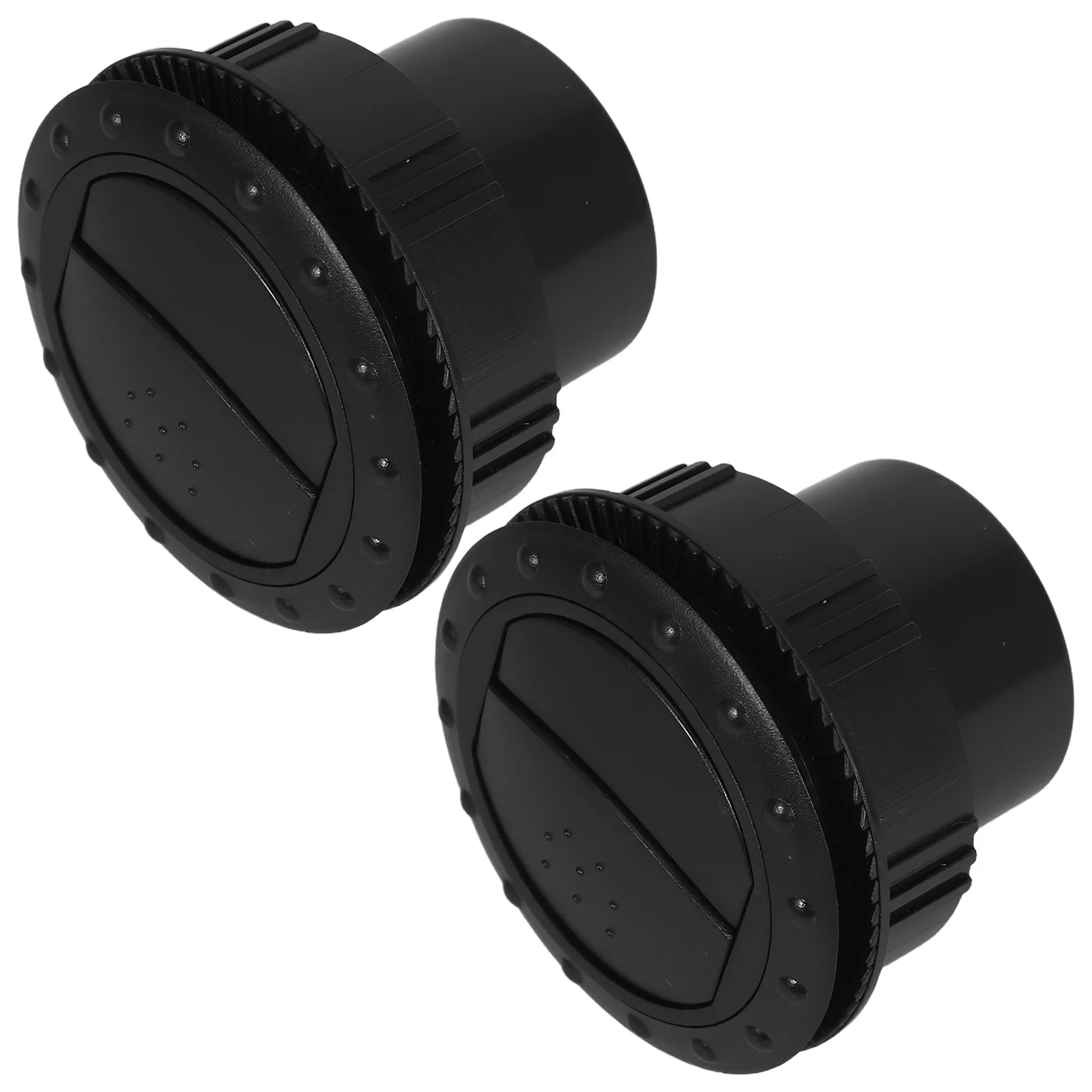 

2pcs 60Mm Universal Air Conditioning Outlet For Rv Car Ventilation Rotating Ceiling Vent Black Air Vent Outlet Car Parts