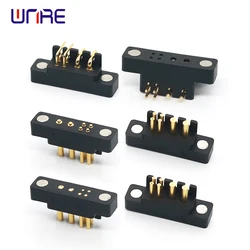 2+4 Magnet Connector New Product Customization Pogopin Male and Female Magnetic Connector