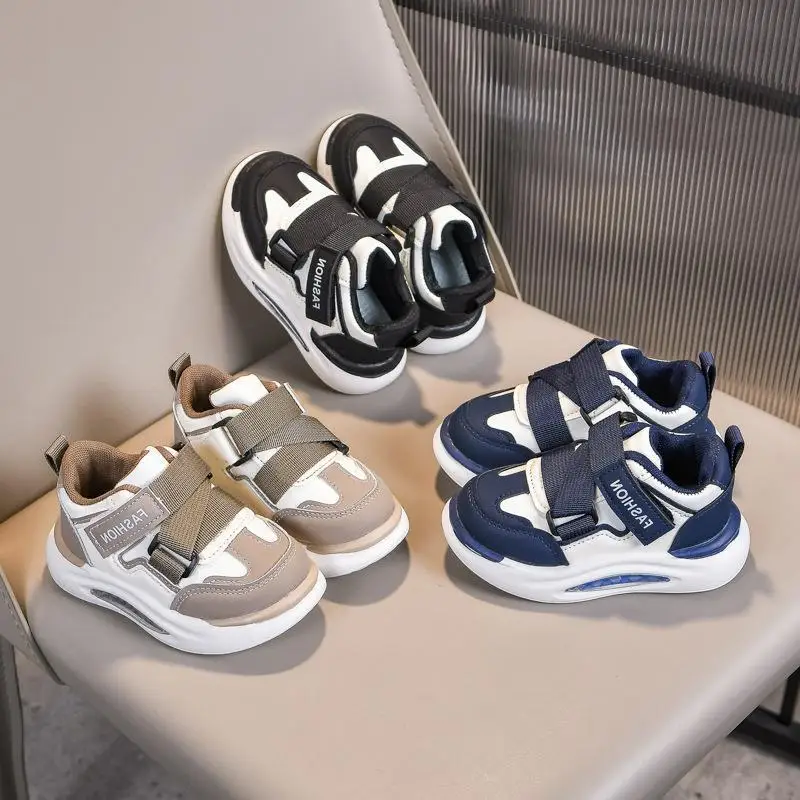 Bread Shoes Boy Girl Spring Autumn Children Breathable Cushioned Sneakers Baby Kids Comfortable Soft-soled Non-slip Casual Shoes
