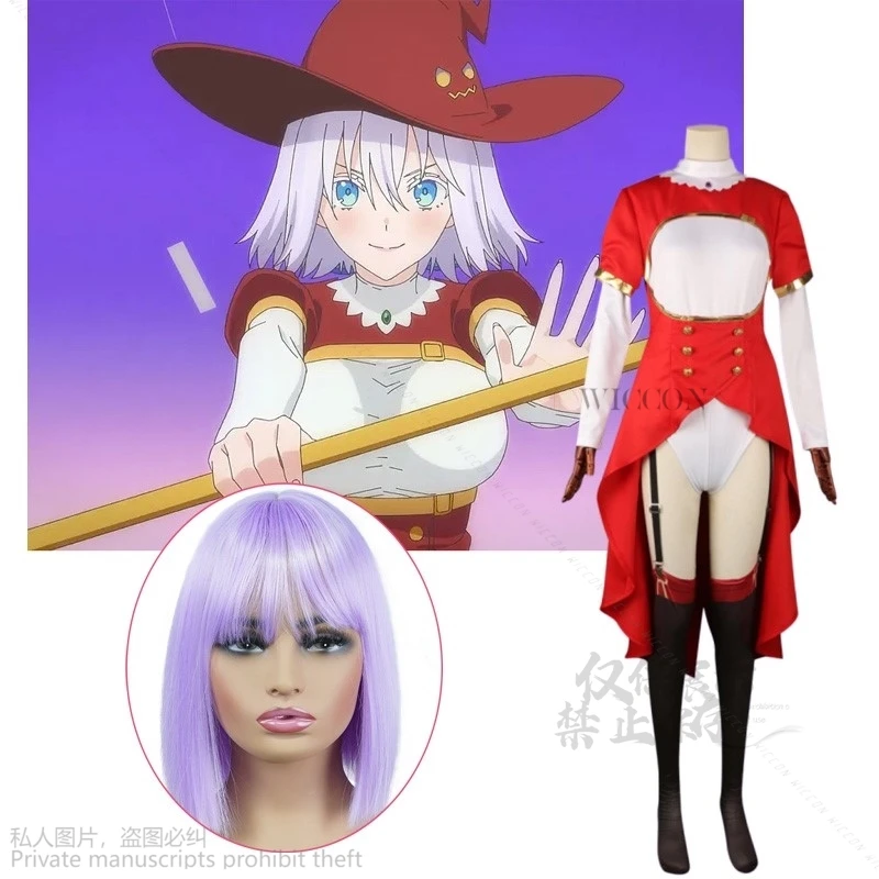 Anime 2.5 Dimensional Seduction Lilysa Amano Liliel Cosplay Costume Wig Witch Uniform Sexy Bikini Lolita Set Outfit Prop Cosplay