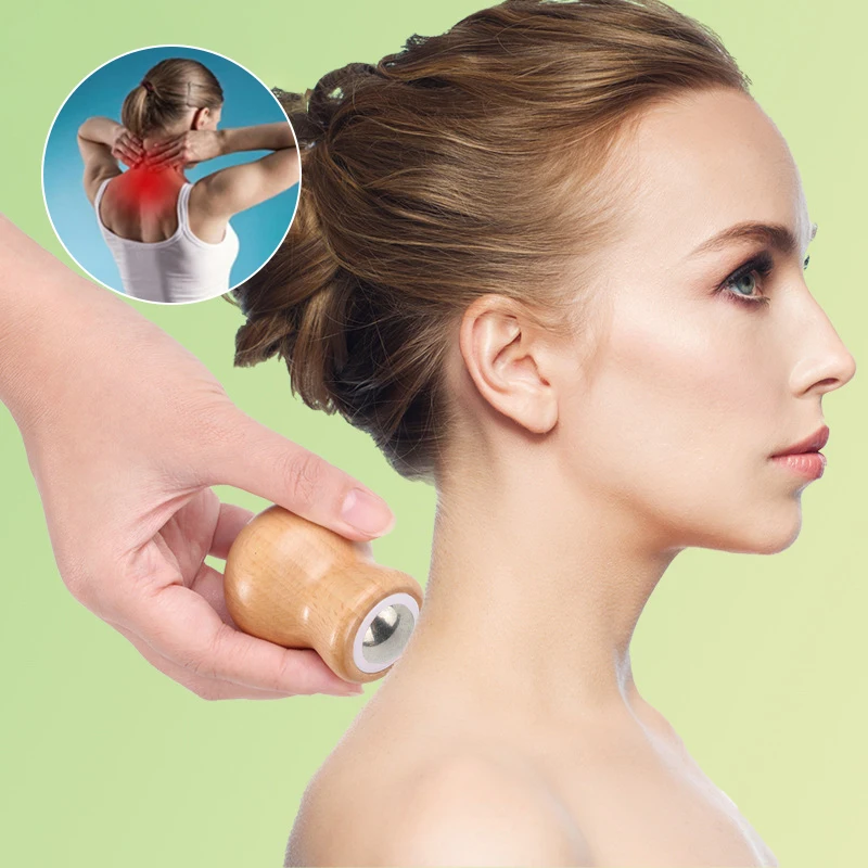 360 Rotating Face Mini Massager Manual Muscle Roller Massage Tools For Facial Arm Hand Body Calf Leg Foot Relax Massager