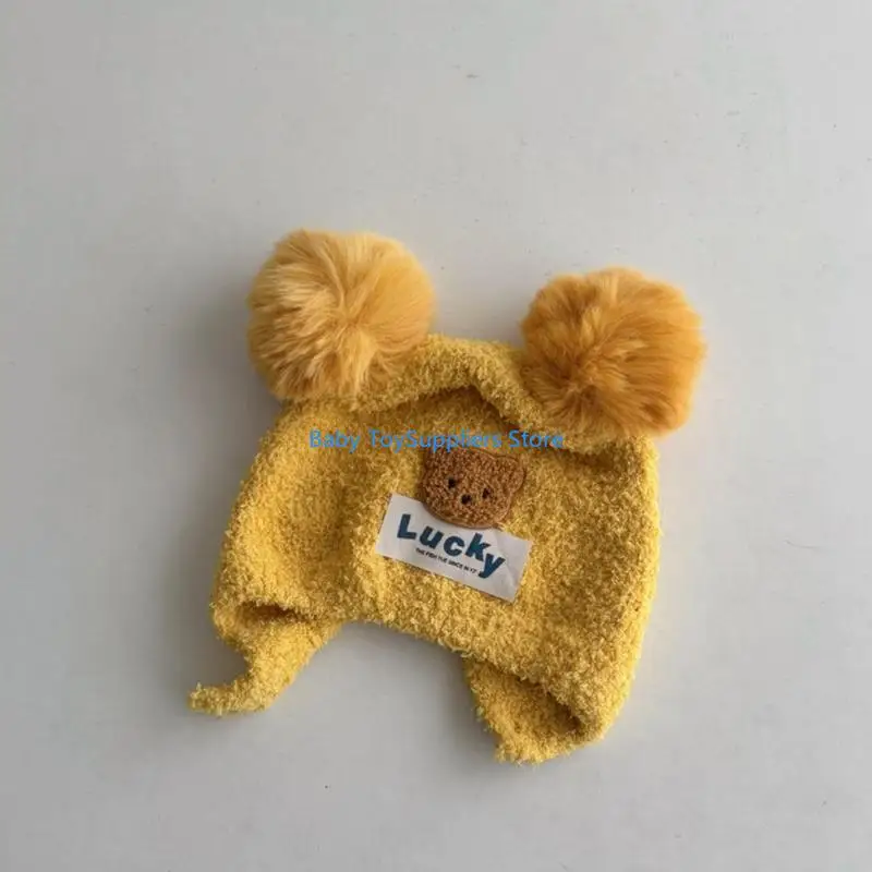 

R1WF Autumn and Winter Warm Hat for Newborn Comfortable Knitted Beanie Caps Windproof