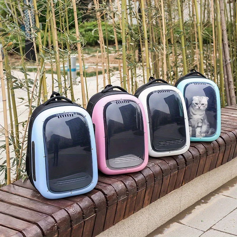 

Cat Bag Pet Backpack Portable Breathable Large Space for Outing Hand Holding Foldable Cat Pet Bag