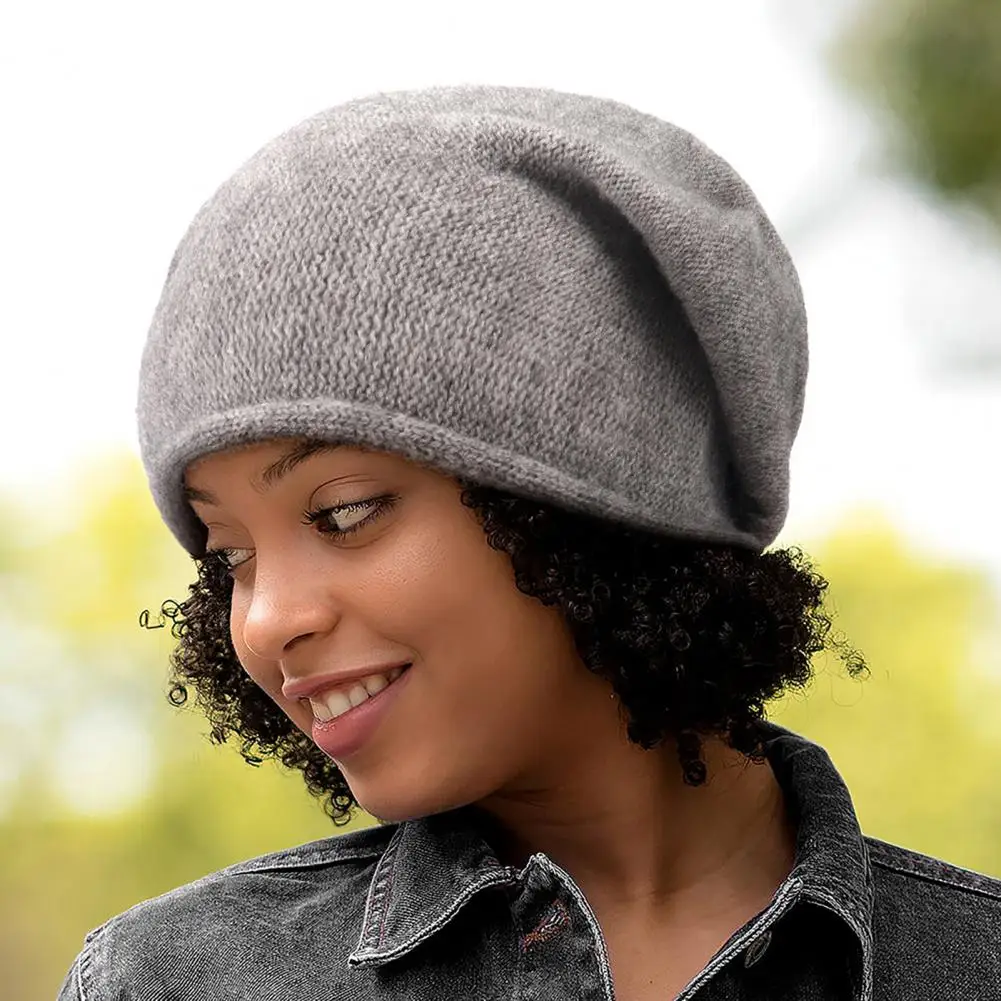 Thermal Warm Caps for Weather Knitted Hat for Women Men Warm Winter Ski Cap Soft Cozy Skull Autumn Outdoor Hiking for Commuting