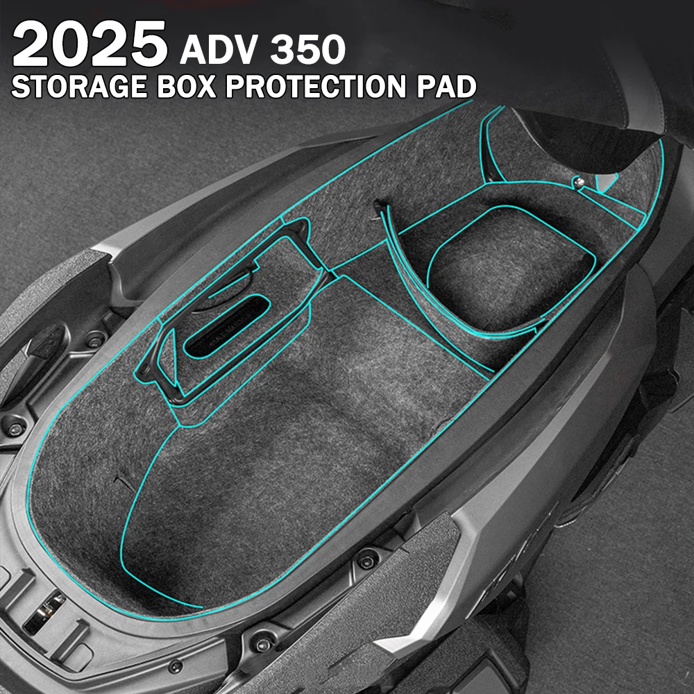

2025 ADV 350 Accessories Motorcycle Box Liner For Honda ADV350 XADV 350 2025 Seat Bucket Pad Storage Protection Pad