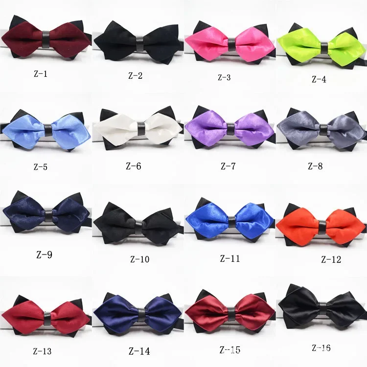 Reusable blue red wool Women children velvet boy girl men flexible green color bow tie black accessories business