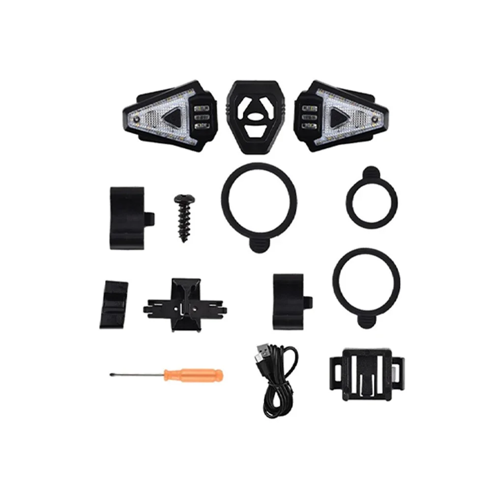 

Wireless Remote Control Bicycle Bike Tail Light Input And Output Current And Voltage V A TYPE C Battery Reminder
