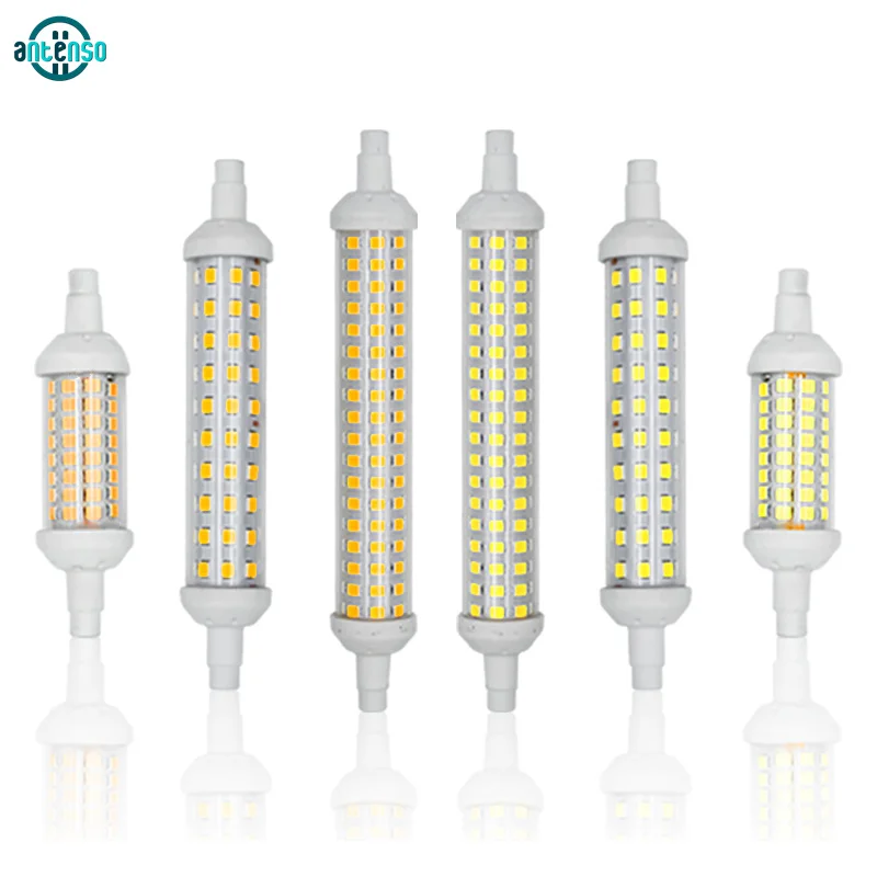 

R7S LED Ceramics Tube SMD 2835 Bulb 78MM 118MM 135MM High Power R7s Corn Lamp J78 J118 J135 Replace Halogen Light 220V Lampadas