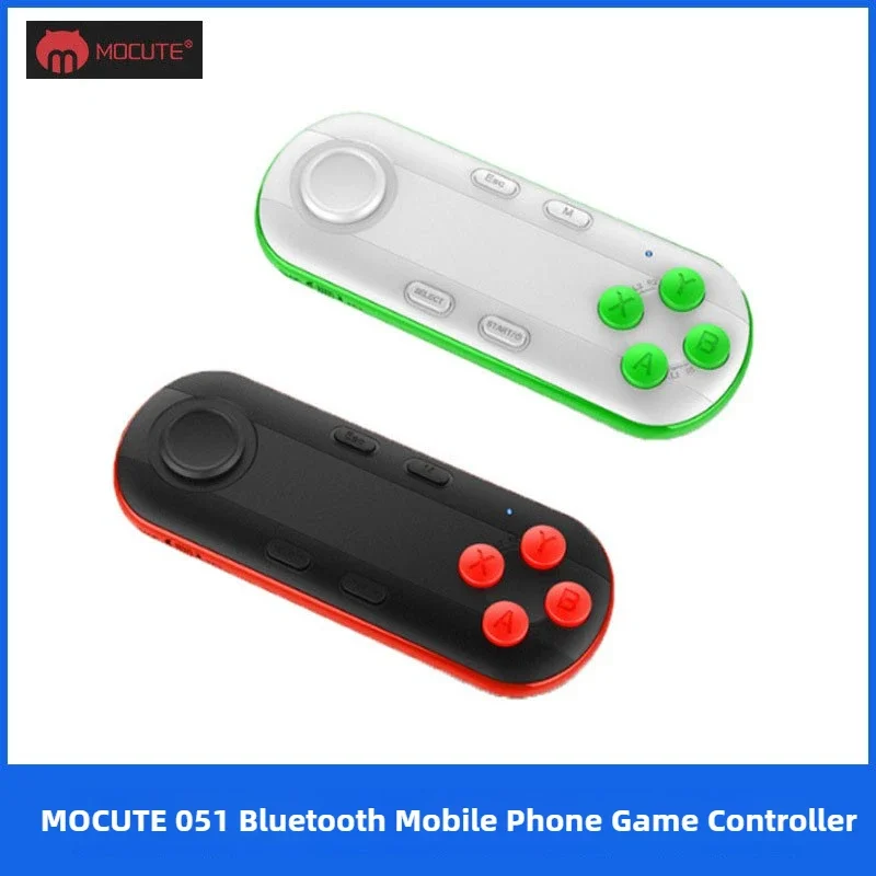 Mocute 051 Wireless Bluetooth Controller Pocket Sized Mini Gamepad for Android/iOS Handheld Console Joystick for Smartphone