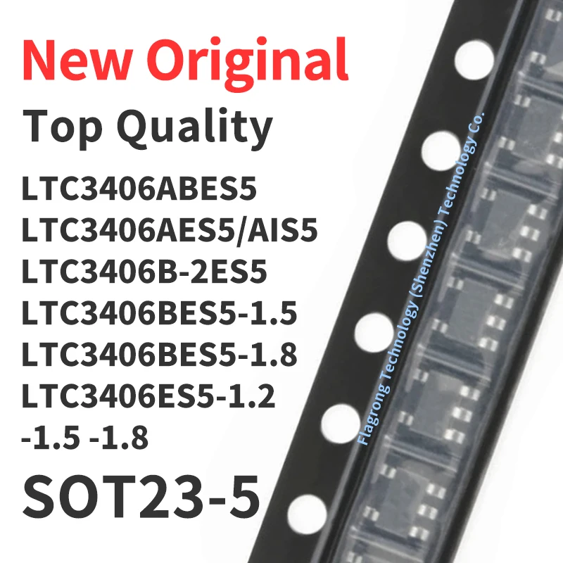 

10 Pieces LTC3406ABES5 LTC3406 AES5/AIS5/B-2ES5/BES5/ES5 1.5/1.8/1.2 Silkscreen LTCXZ LTCWJ LTE3 LTE4 LTBMQ LTD6 LTC4 SOT23-5