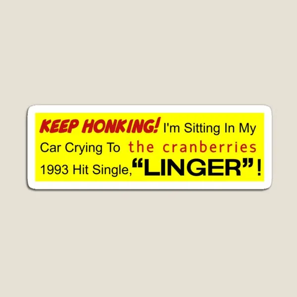 Linger Car Bumper  Magnet Cute Magnetic Baby Holder Home Stickers for Fridge Organizer  Funny Refrigerator Decor Kids Children