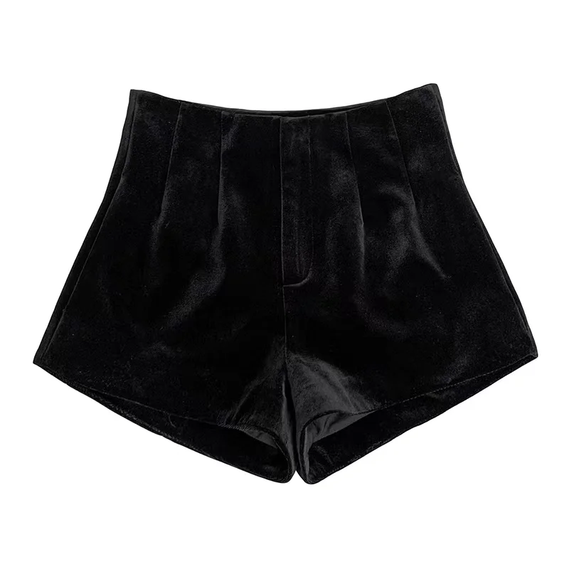 

Весна-лето 2026, бархатные брюки с высокой талией и широкими штанинами, женские утягивающие универсальные брюки с высокой талией, прямой крой...