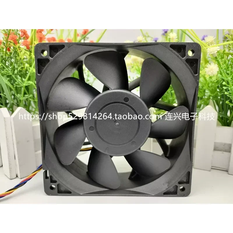 for Delta 12CM 12V 2.7A 1.6A Chassis Cooling Fan Silent 12038 High Airflow Violent Cooler for PC Case Server Industrial Use