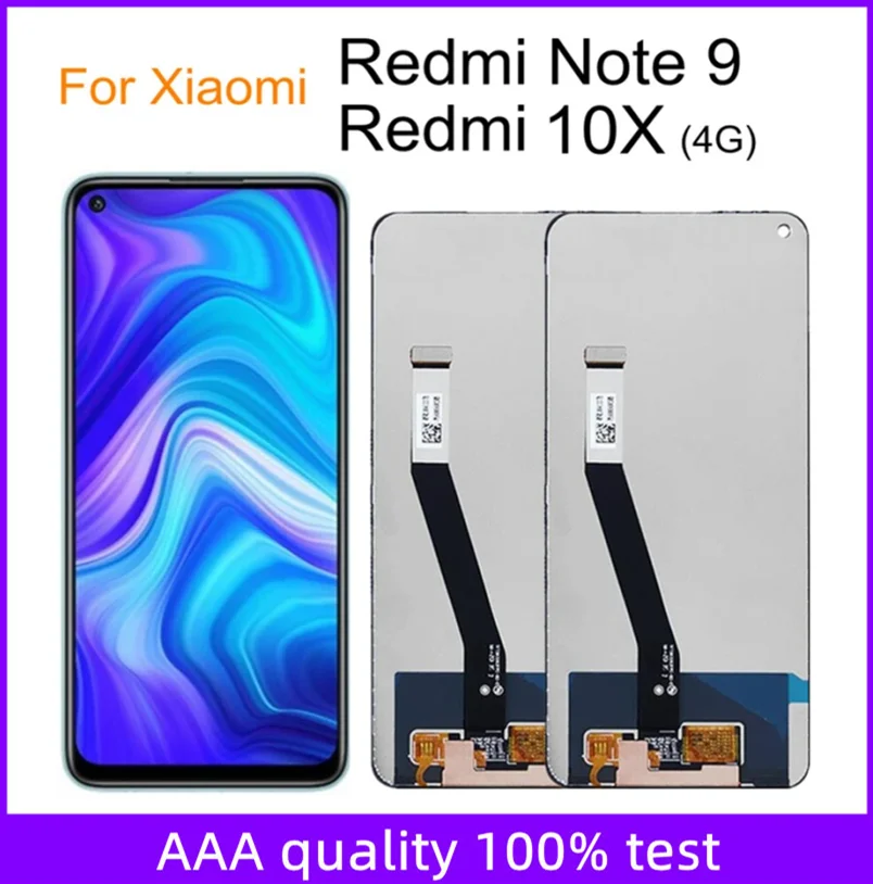 

ЖК-дисплей 6,53 дюйма для Xiaomi Redmi 10X 4G / Note 9 5G, сенсорный экран с дигитайзером в сборе, Замена для Xiaomi M2003J15SC LCD