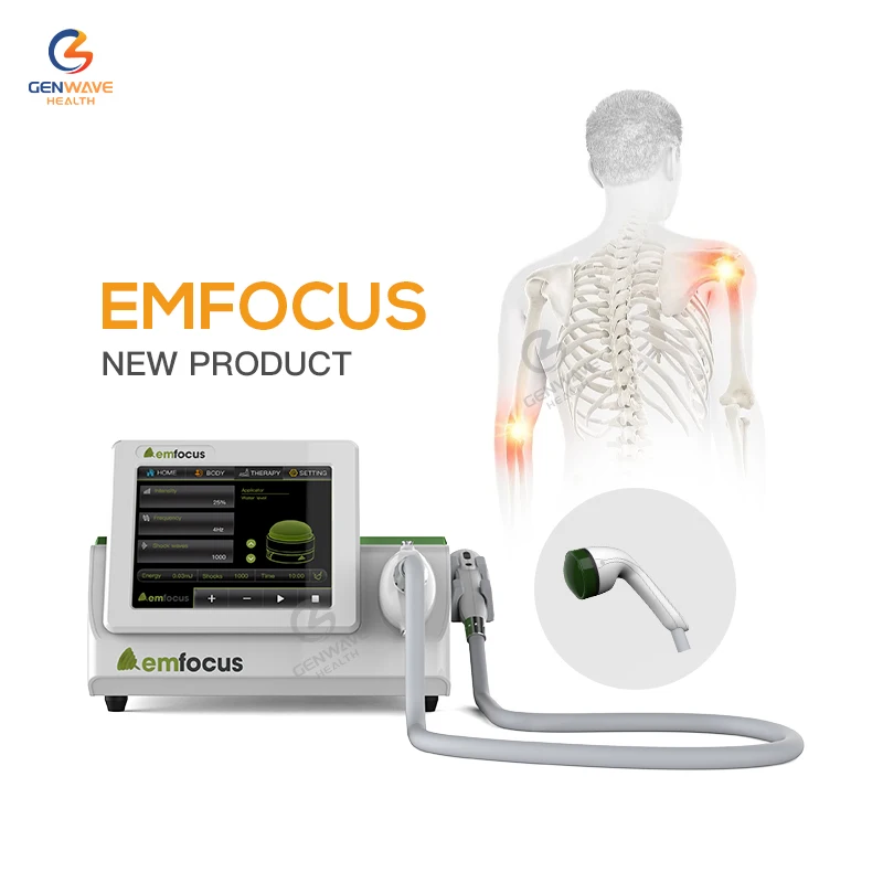 emfocus Eletromagnetic Focused Shock Wave FSWT Physiotherapy Emfocus Machine