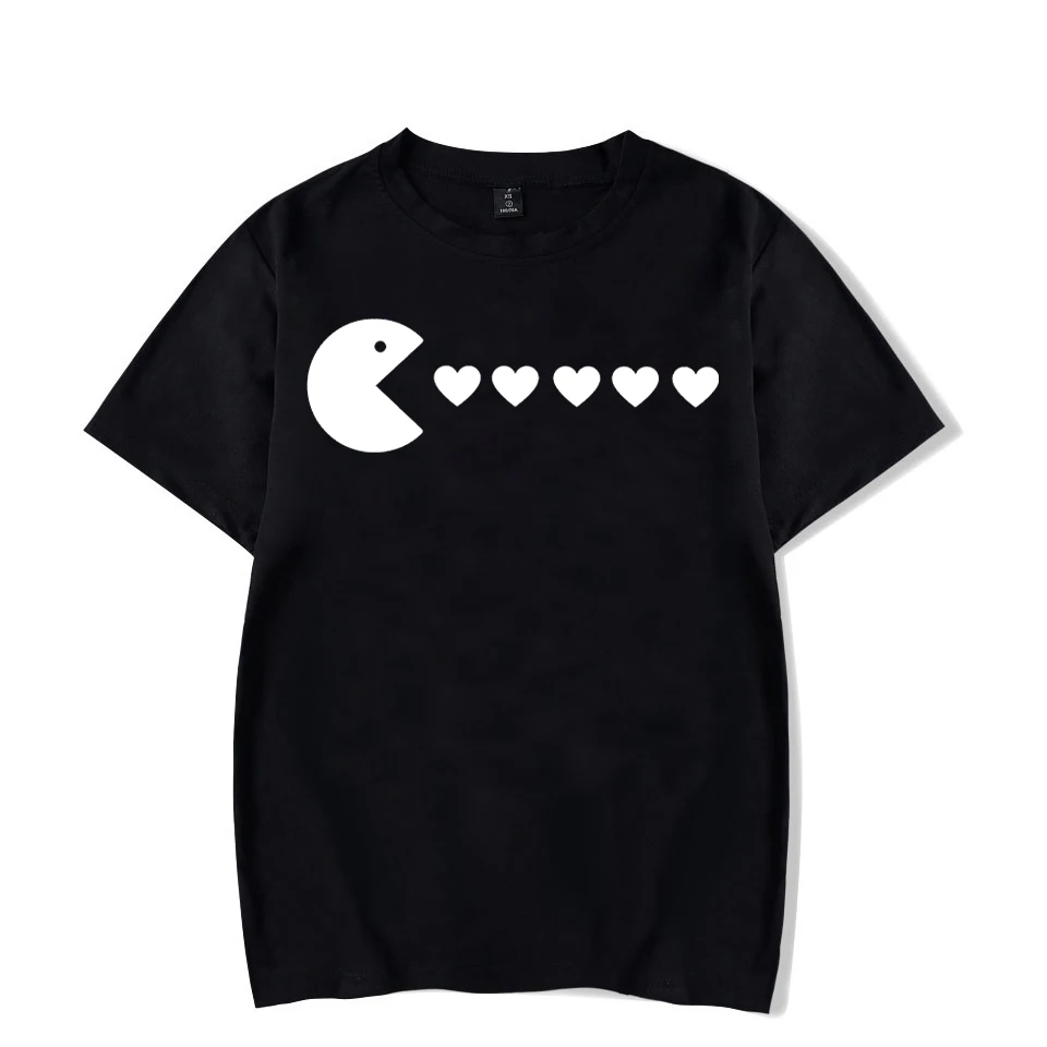 Couples Matching T Shirts Funny Heart Love Valentines Day Gift Matching Couples T-shirt Cute Ghost Games Valentine Sweet TShirt