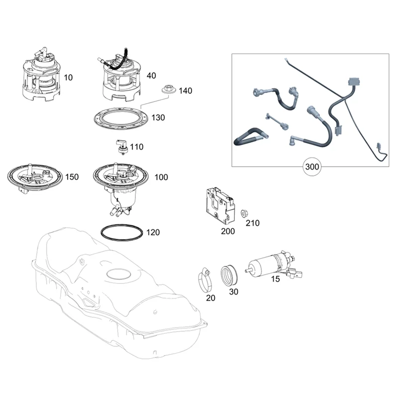 

NEW-Premium Fuel Pump Control Unit A0009006207 For Mercedes Benz Models From 2011-2019 Including GT, A, B, C Series