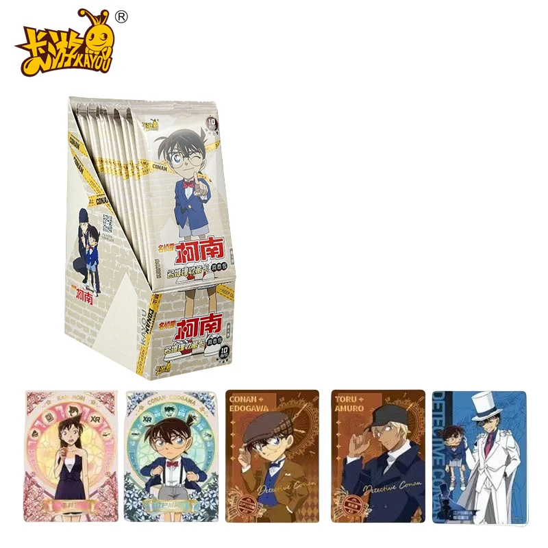 Original KAYOU Anime Detective Conan Cards Insight Pack Romantic Comedy Characters Kudo Shinichi Maori Lan Kids Birthday Gift