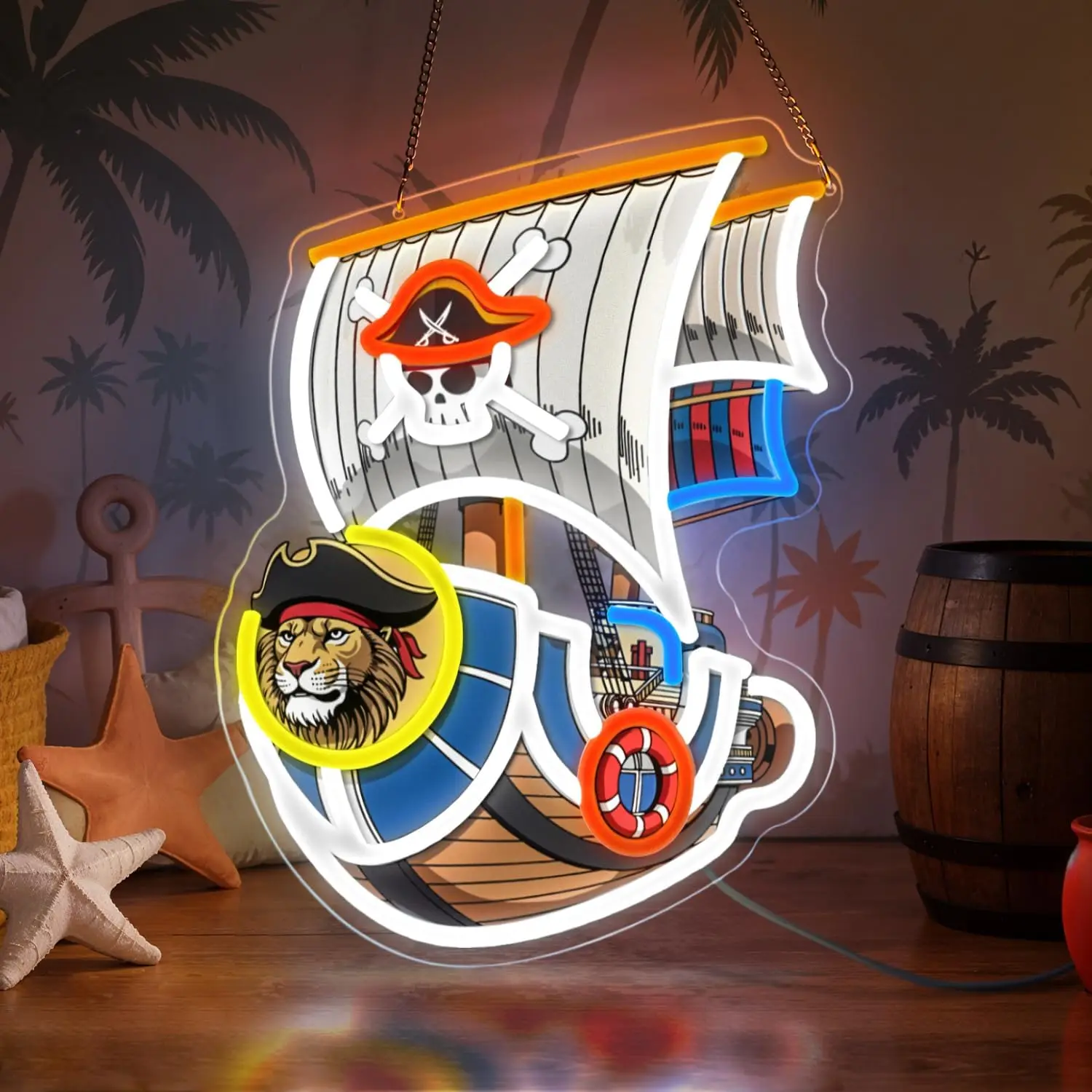 

Пиратский корабль, неоновая вывеска, USB череп, голова, светодиодный светильник для Tiki, бара, игровая комната, украшение для спальни, personnalisé, подарок, ночник