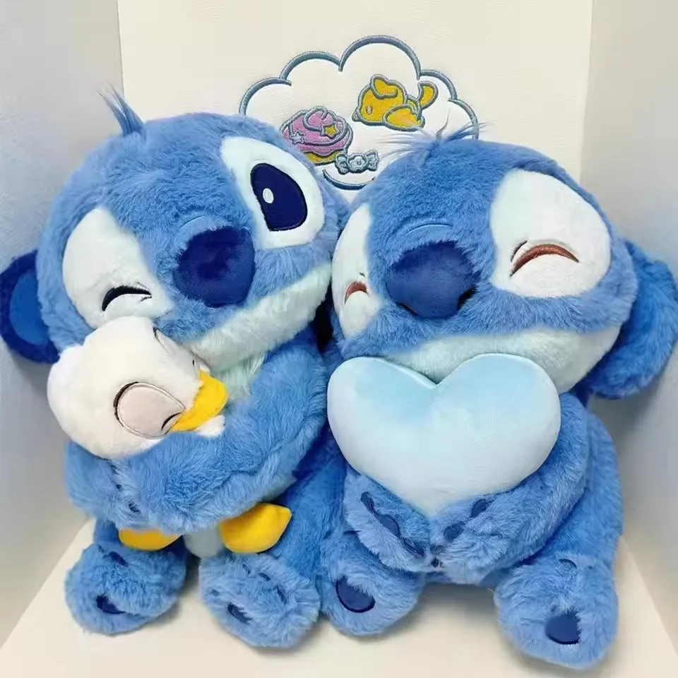Venda quente ponto lilo boneca de pelúcia bonito pato ponto amor macio brinquedo de pelúcia kawaii decoração aniversário dia dos namorados para namorada