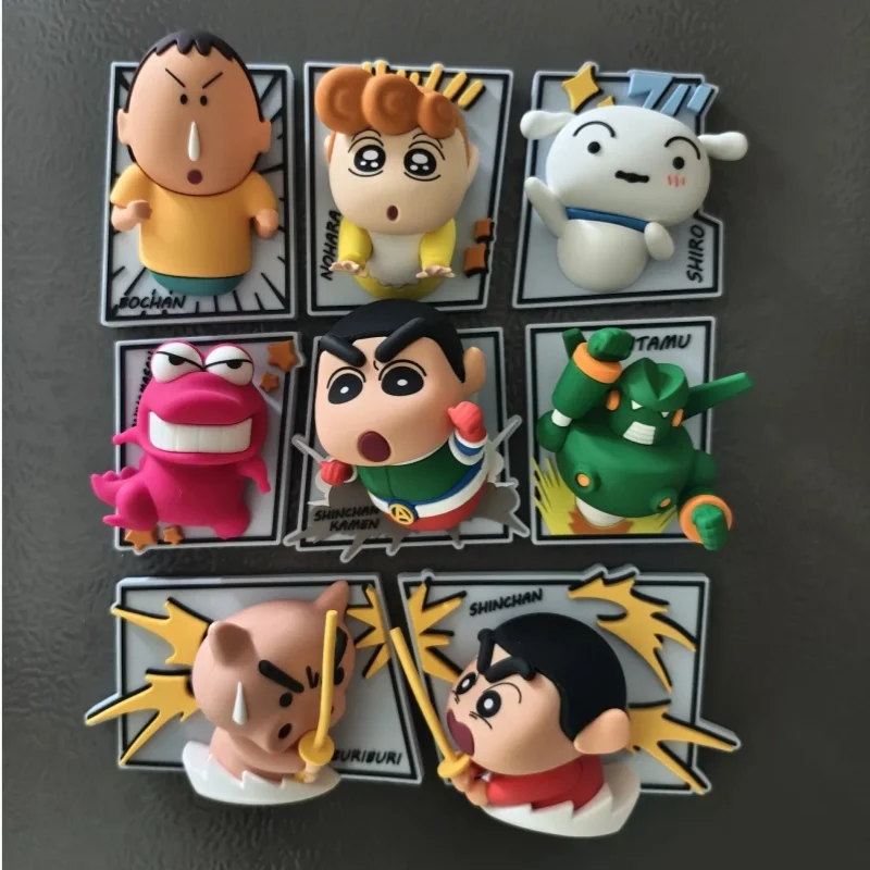 

Новый карандаш Шин-Чан, серия комиксов, слепая коробка, мультяшный магнит на холодильник, персонажи аниме, украшение, игрушка, подарок на день рождения
