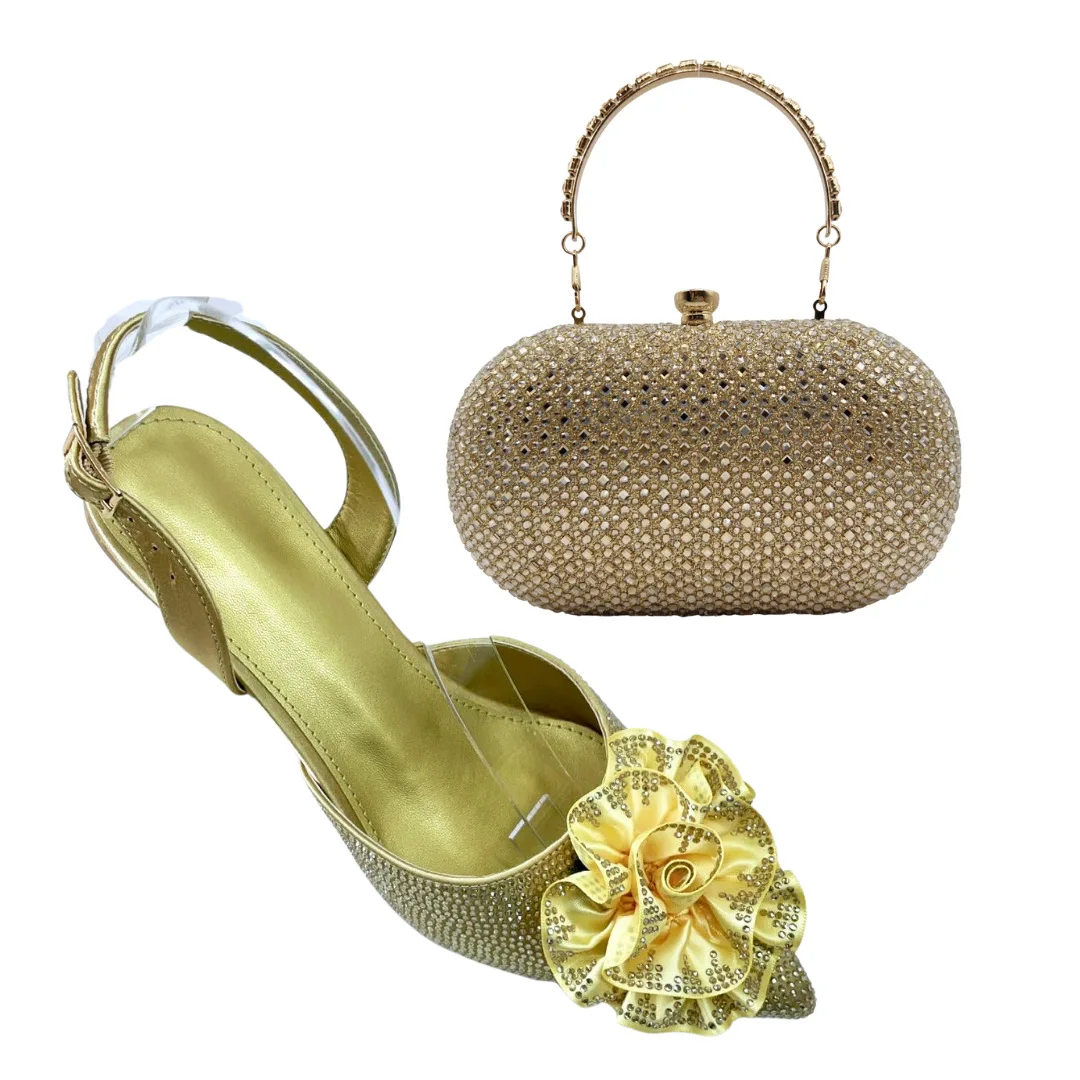 

Dinner Satin stiletto sandals Women's summer pointed rhinestone shoes