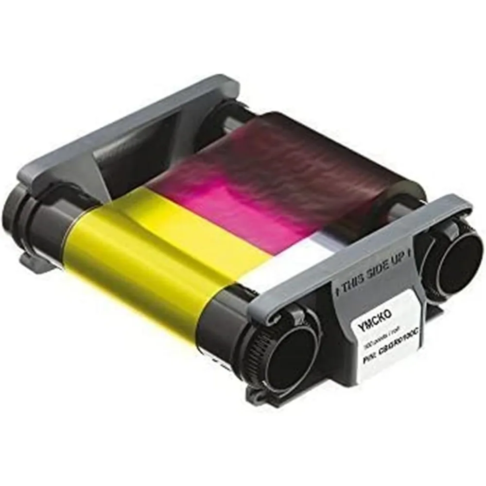 

New CBGR0100C YMCKO Ribbon Tape for Badgy 100 Badgy 200 Printers 100 Images Compatible