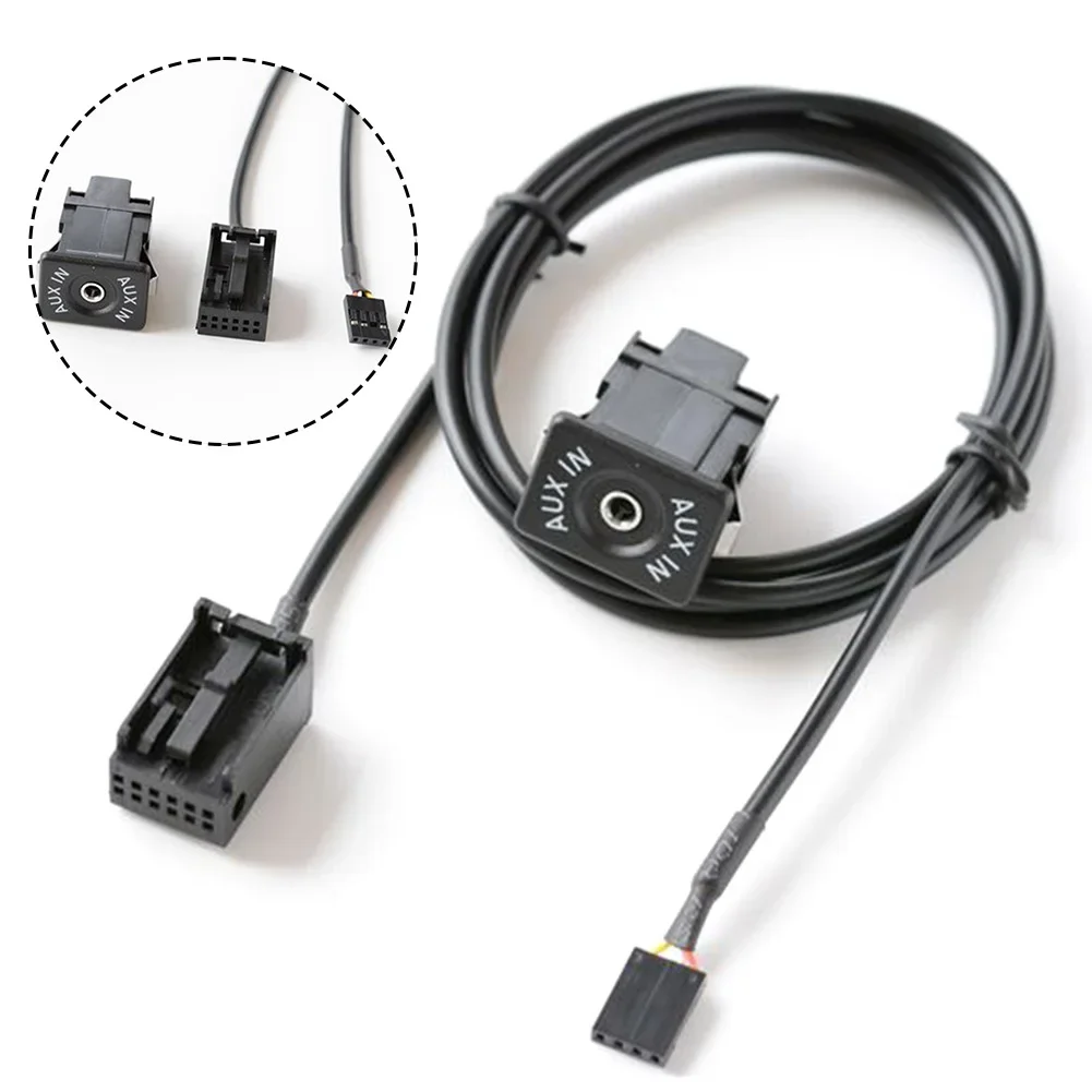 Auxiliary Audio Adapter Cable With Socket For Opel CD30 CD40 CD70 DVD90 Car Models With Power Cord For Dashboard