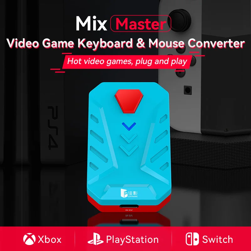 Mix Master Single Hand Keyboard Mouse Keyboard Comverter Combo Pack Game console Comverter For XBOX For PS3/PS4/PS5 For Switch