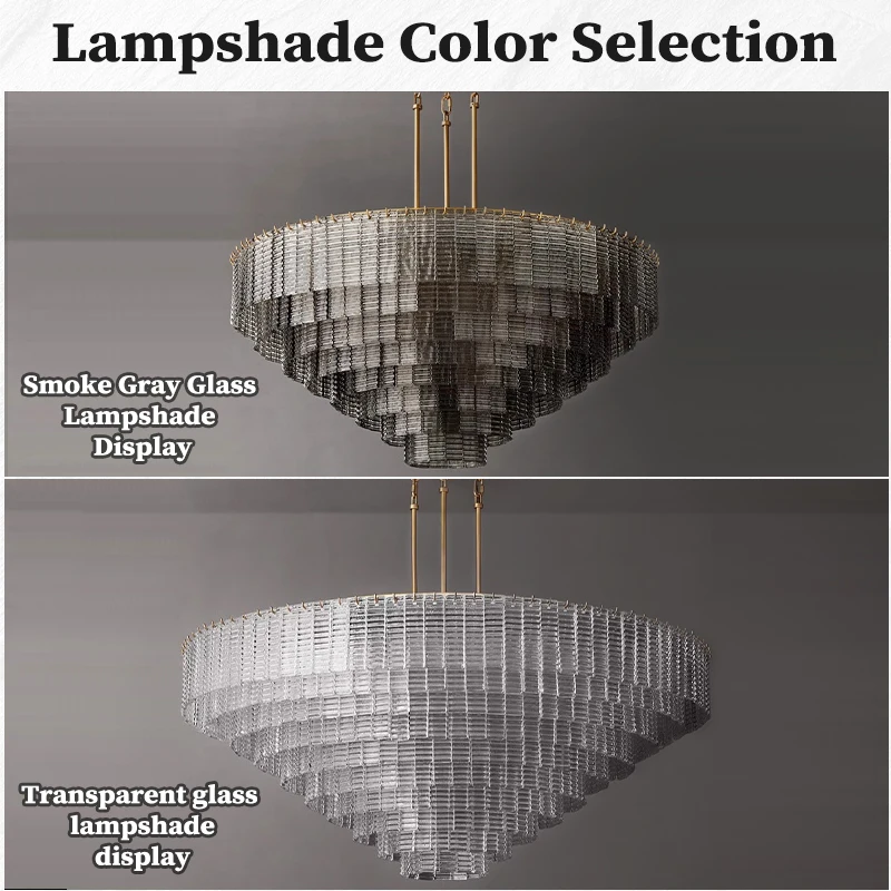 

Modern smoky grey glass pendant lamp with frosted lampshade, suitable for hotels, available in multiple sizes, round lustre