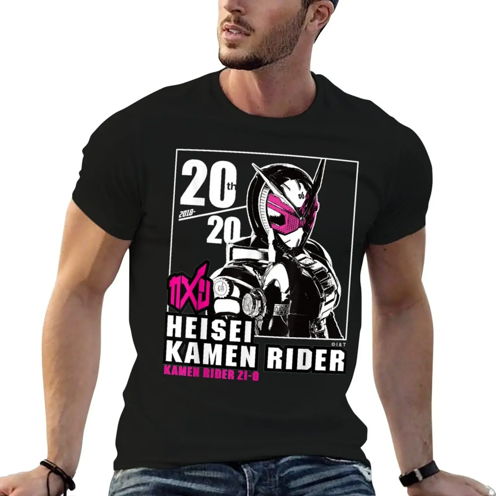 Kamen Rider ZiO Heisei Rider Anniversary T-Shirt blue archive man clothes men tshirt