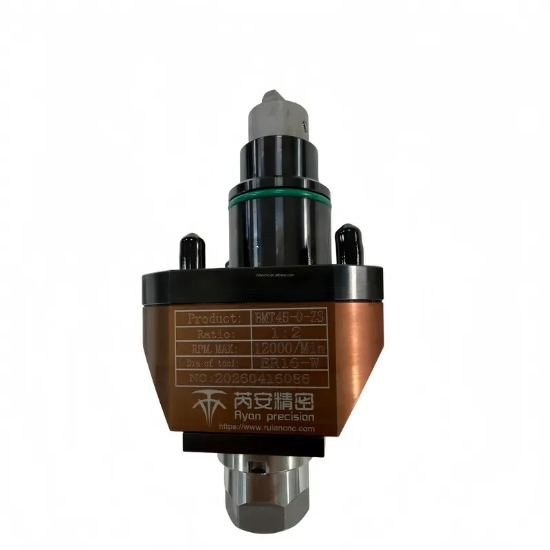 Ryan Precision Speed-increasing Live Tool Holder High-speed BMT40 BMT45 BMT55 VDI Turning Milling Cnc Lathe Metal Machining