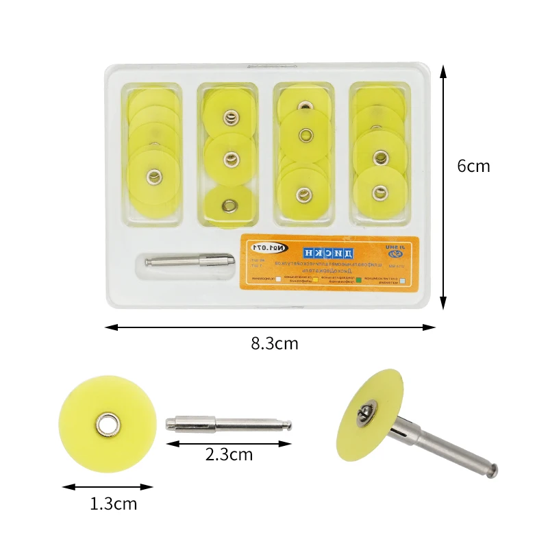 Discos de pulido Dental, mandril de contorno de reducción bruto, disco flexible Soflex, vástago RA, acabado Dental para restauración de compuestos