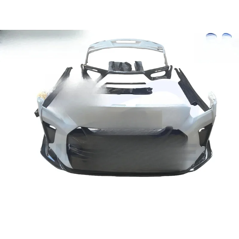 Reliable Carbon Fiber Modified Body Kit Front Lip Side Skirts Rear Bumper 35 Series Sport Style Universal Fit Car Guard