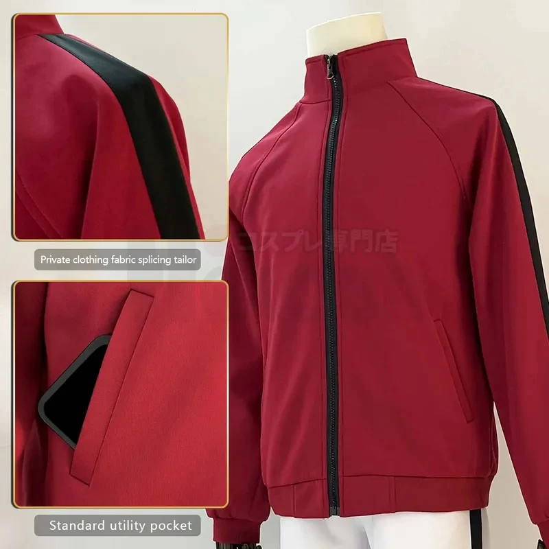 

✜2026❤ HOLOUN Haiky Anime Inarizaki Kita Shinsuke School Uniform Cosplay Costume Embroidery Full-zip Tracksuit Daily Wear Hallo✚